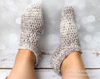 Cotton Slipper Socks Crochet Pattern Printable PDF