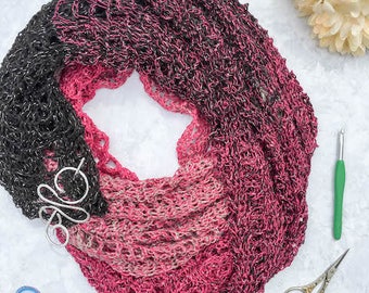 Ric Rac Wrap Crochet Shawl or Scarf PATTERN DOWNLOAD