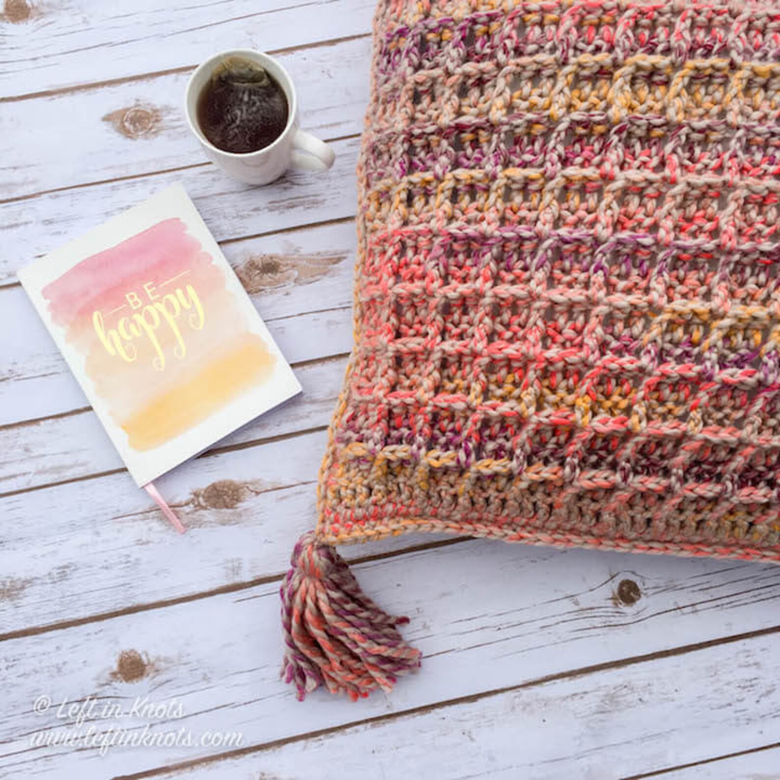 Waffle Stitch Throw Pillow Crochet Pattern PDF Printable Etsy