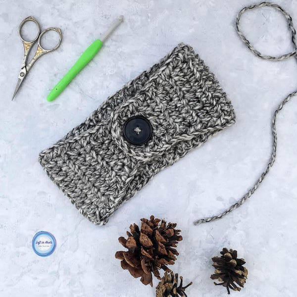 Basic Bulky Crochet Ear Warmer Pattern PDF DOWNLOAD