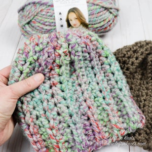 Crochet 30-minute Chunky Beanie Hat PDF Pattern PRINTABLE - Etsy