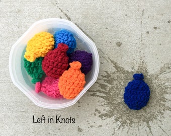 Globos de Agua de Ganchillo DESCARGAR PATRÓN Globos de Agua de Ganchillo Originales Ecológicos libres de látex y reutilizables