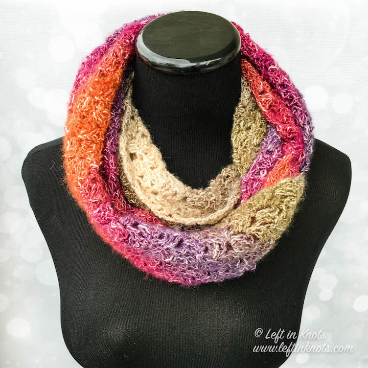 Eventide Infinity Scarf Crochet Pattern Download PDF C2C One Skein Lion ...
