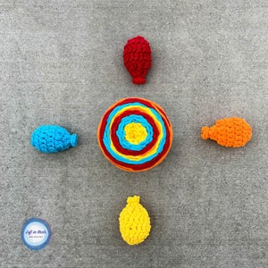 Crochet Water Balloons PATTERN DOWNLOAD Original Crochet Water Balloons Eco friendly latex free and reusable image 4