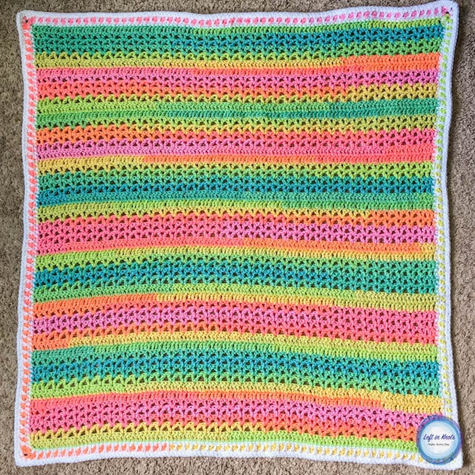 Unicorn Stripes Baby Blanket CROCHET PATTERN DOWNLOAD Etsy