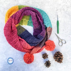 Chroma Scarf Crochet Pattern PDF Download