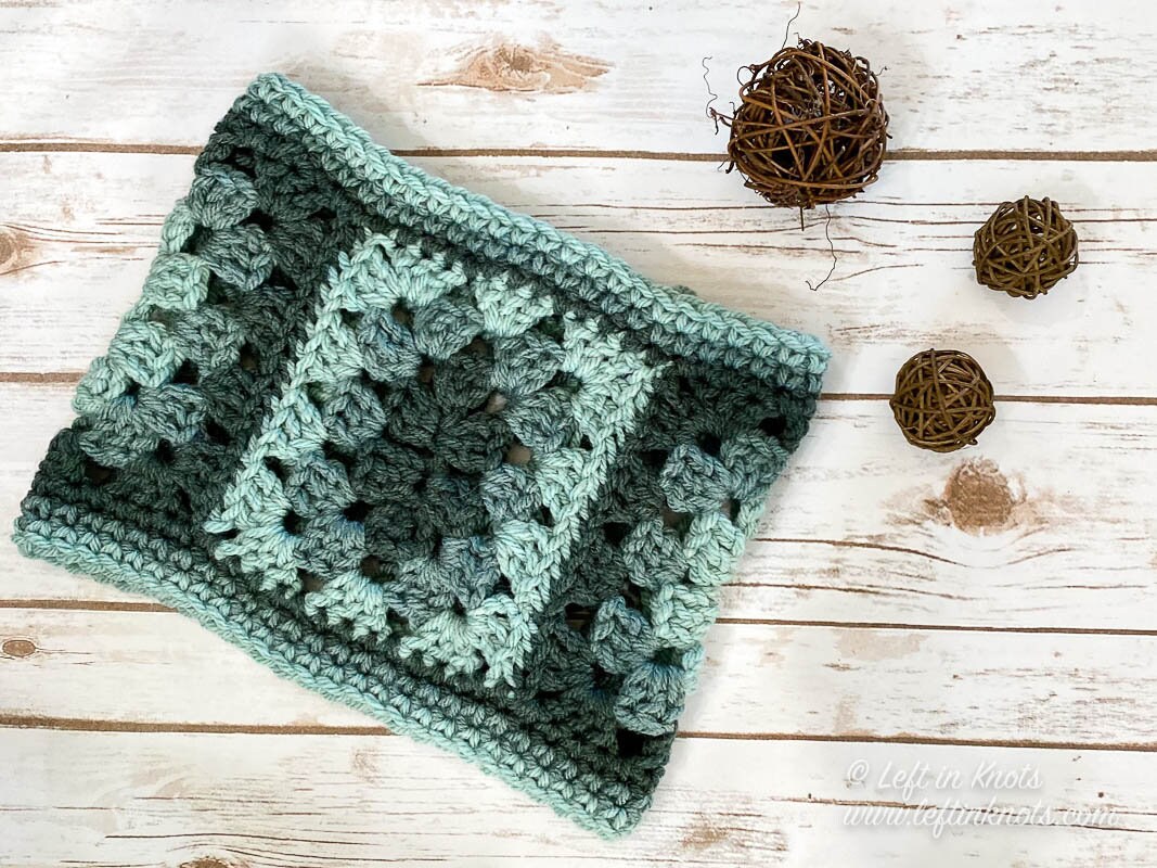 Ombre Granny Cowl Crochet PATTERN PDF Printable Granny Rectangle With ...