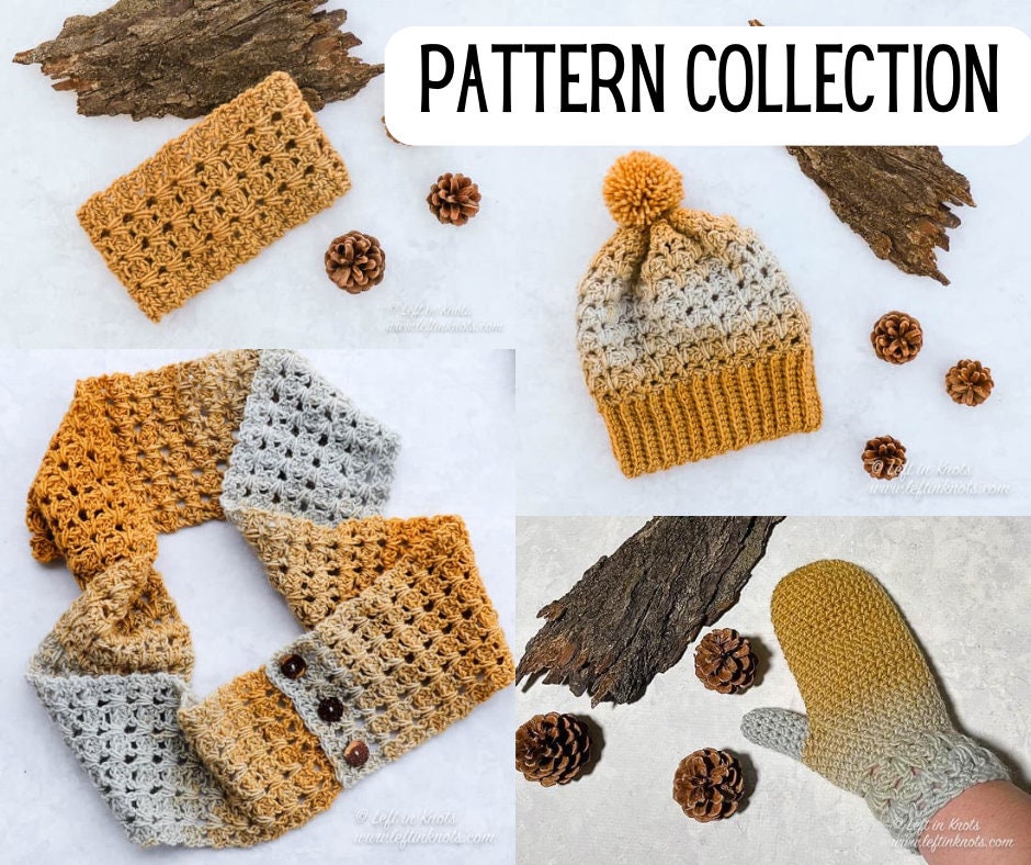 20 Modern Crochet Patterns for Your Wardrobe and Home 13 Candied Ginger Crochet Pattern Collection: Four Modern