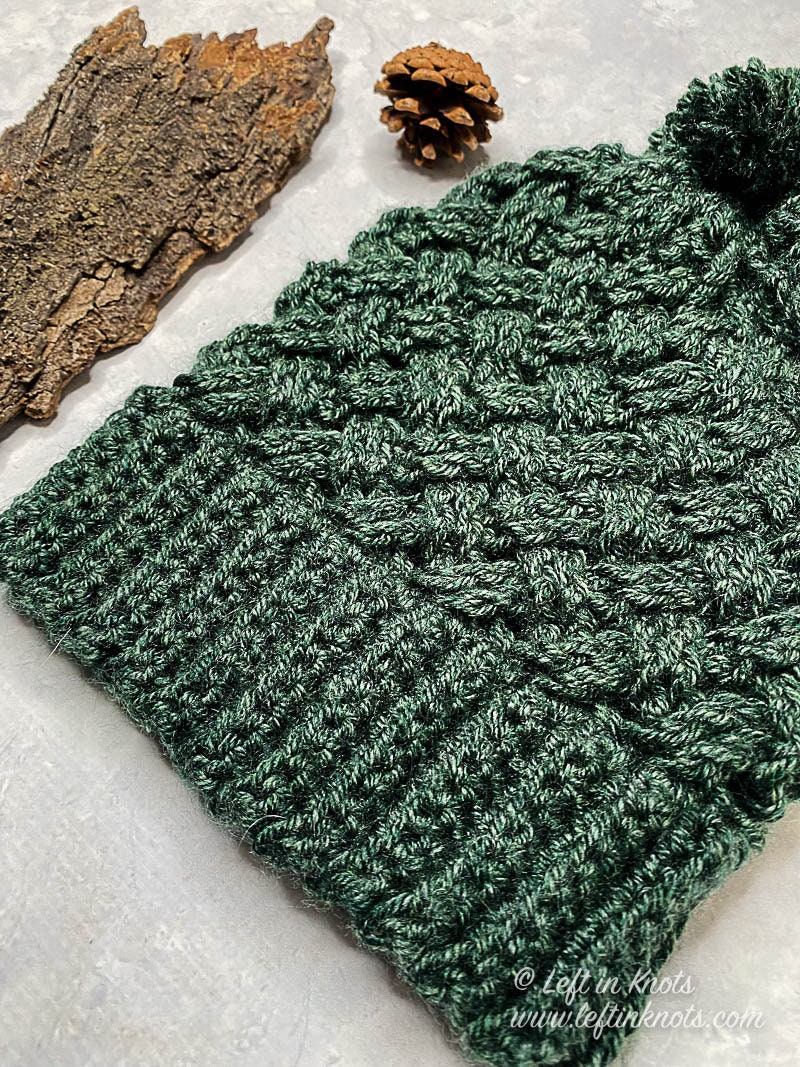 Celtic Weave Stitch Hat Crochet Pattern PDF Printable Download | Etsy