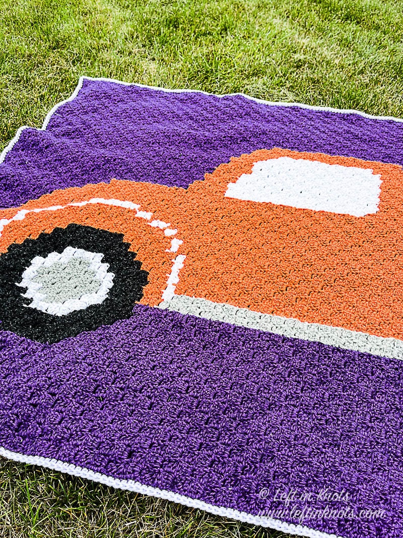 Vintage Halloween Truck C2C Crochet Blanket PATTERN DOWNLOAD Etsy Canada