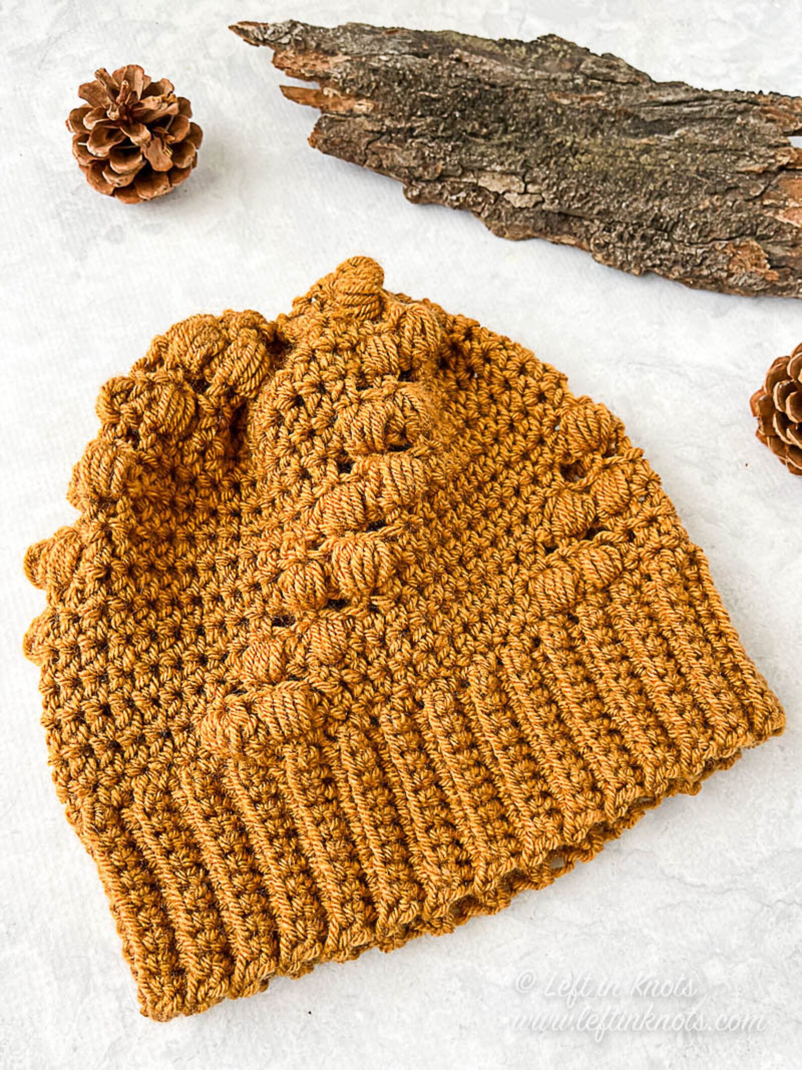 Butterscotch Beanie Hat Crochet Pattern PDF Printable Download One ...