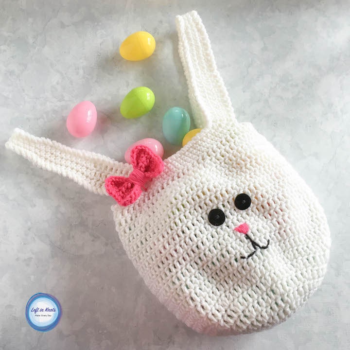 40 Easter Bunny Crochet Patterns for Spring Gifts, Baskets, and Home Decor 9 Crochet Easter Bunny Bag