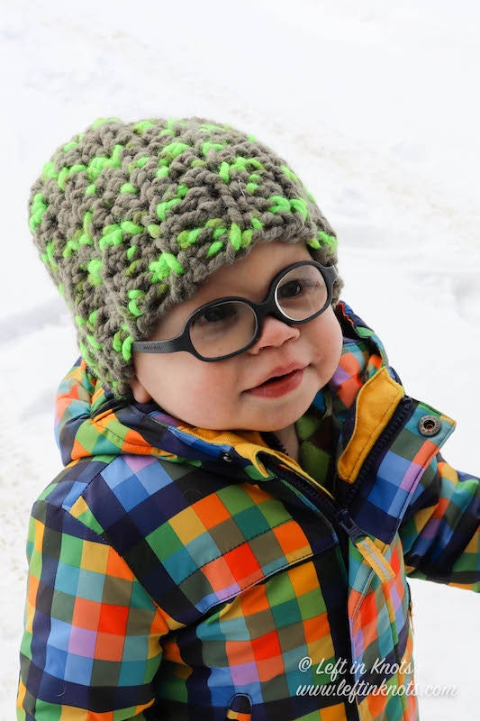 Crochet 30-minute Chunky Beanie Hat PDF 