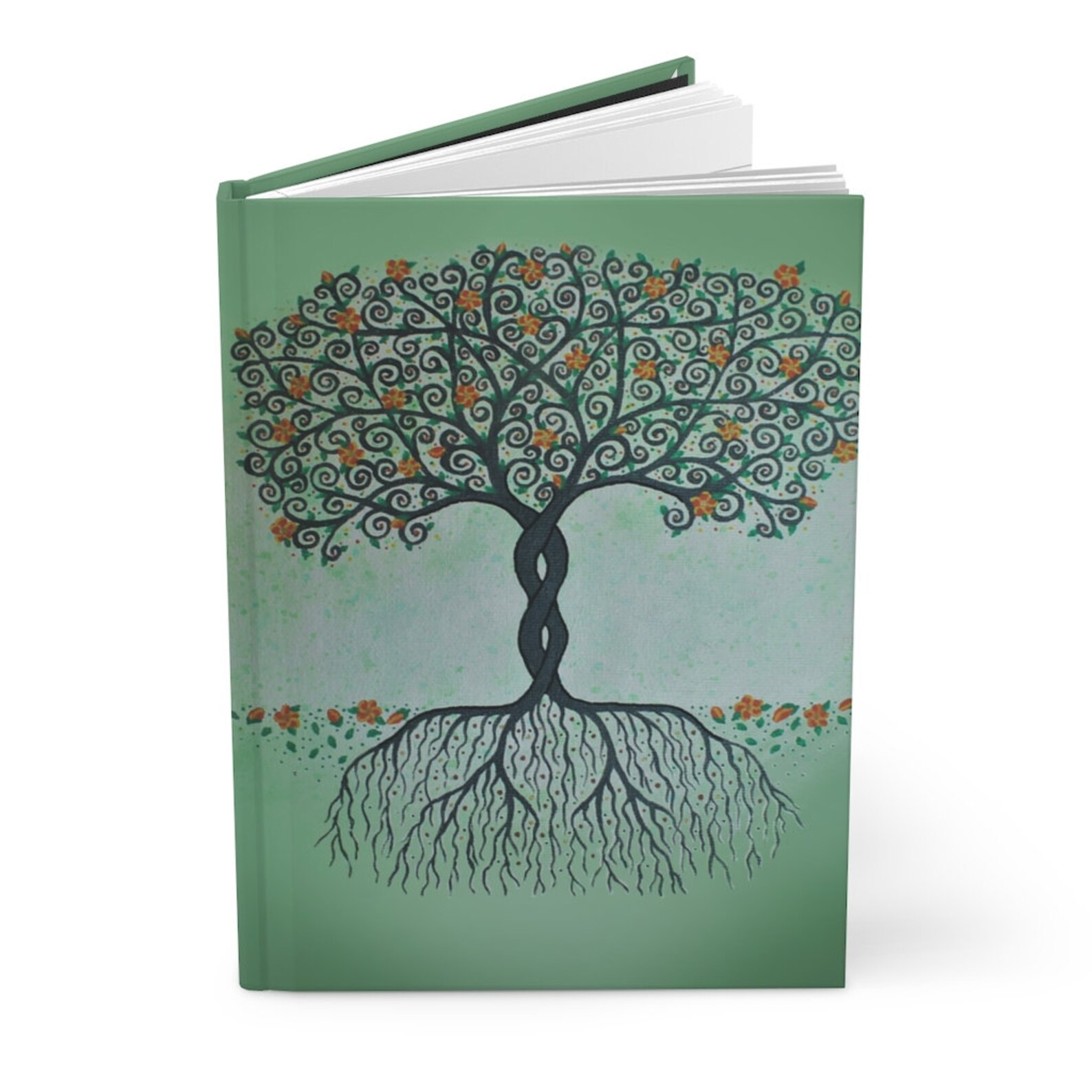 Hardcover tree of life journal lined page notebook Etsy