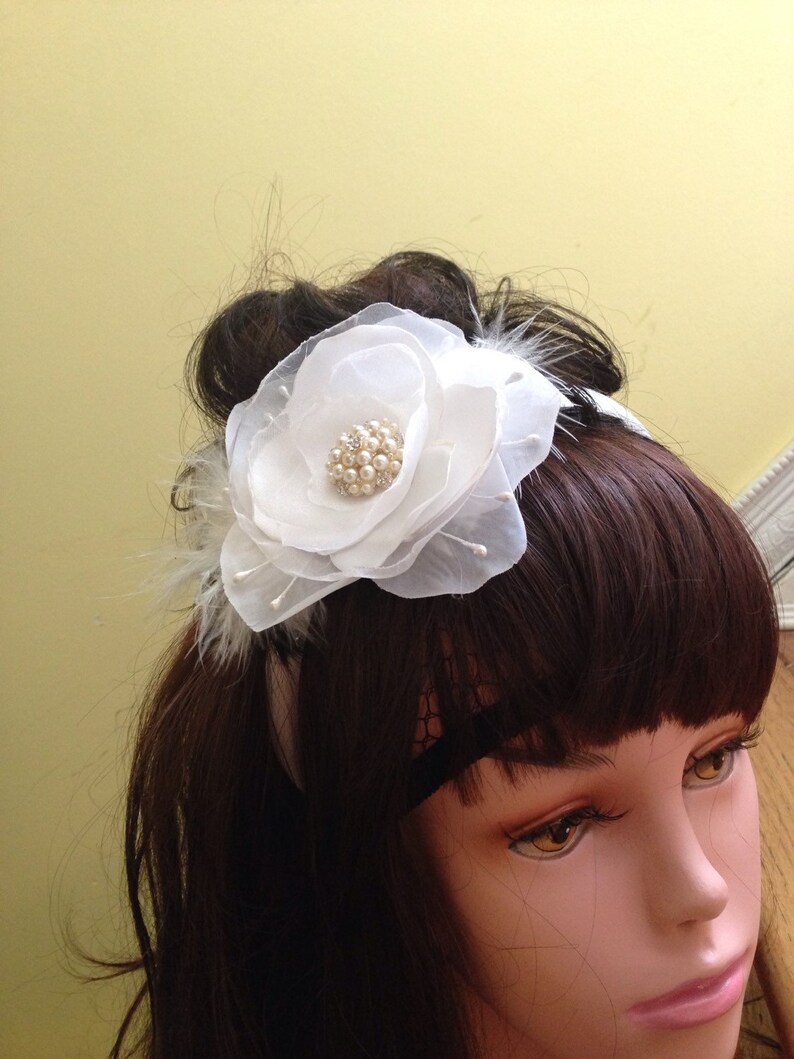 Fancy Headband ..first Comuninon Weddding With Pearls Etsy