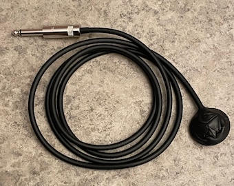 Classic Noir Contact Microphone Piezo Transducer Pickup