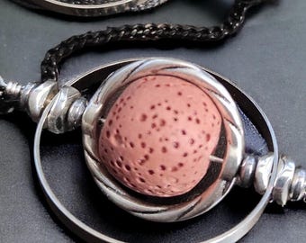 Neurodivergent Adult ADHD quiet fidget Kinetic Spinning pendant necklace Anxiety at work Stimming jewelry Discreet Mental health anxiety