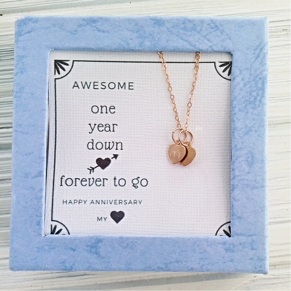 Jewelry for on sale girlfriend one year