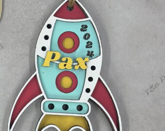 Custom Rocket Ornament