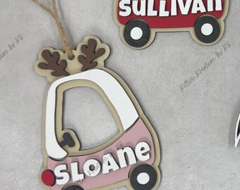 Cozy Car Custom Ornaments