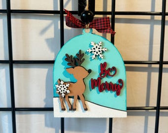 Be Merry Deer Ornament