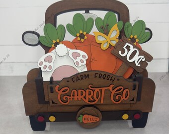 Easter (Carrots) Insert - Mini Truck