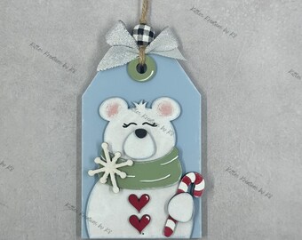 Polar Bear Tag Ornament