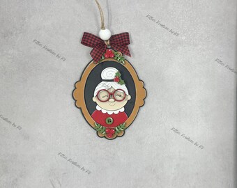 Mrs. Claus Oval Ornament