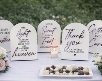 Wedding/Party tabletop signs
