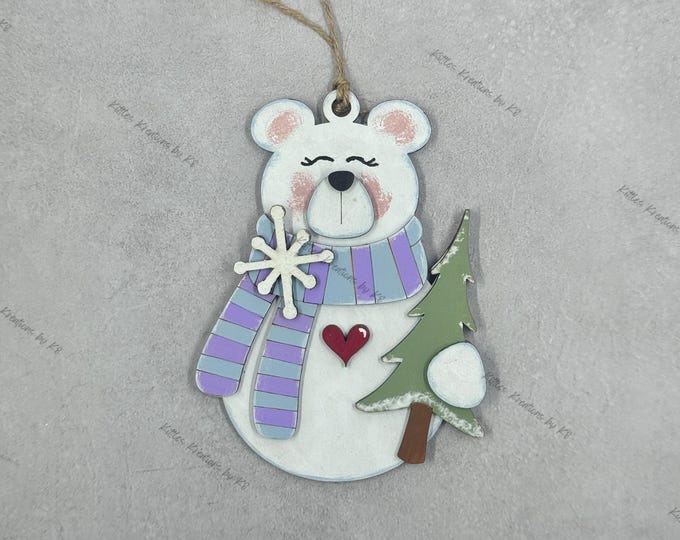 Featured listing image: Polar Bear Ornament