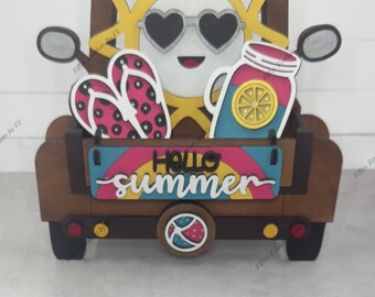 Hello Summer Insert - Mini Truck