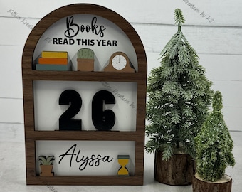 Books Read Tracker Sign