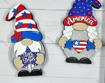 Interchangeable Gnome add on - 4th of July