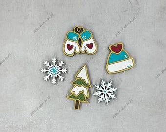 Winter Mittens Magnets