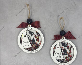 Custom Cheer Shaker Ornament