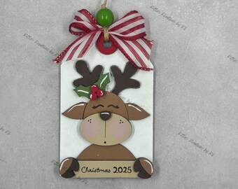 Reindeer Tag Ornament