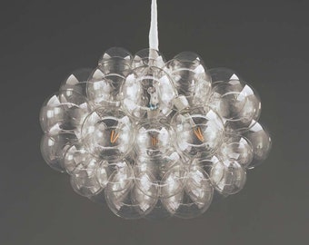 The 45 Bubble Chandelier • Bubble Light • Dining Room Chandelier • LED Lighting • Ceiling Light • Custom Chandelier