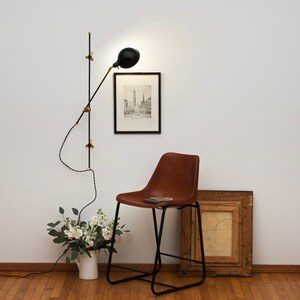Mid century modern plug in wall sconce sale