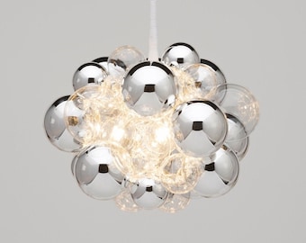 The Chrome 31 Bubble Chandelier • Etsy Design Awards Finalist • Modern Lighting