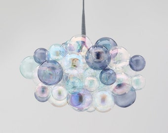 The Twilight Cumulus Bubble Chandelier • Handmade to Order in the PNW • Custom Chandelier