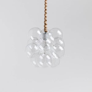 The Petite Bubble Pendant (10" diameter) • Custom Cord Options • LED Pendant Light • Ceiling Light • Bubble Light