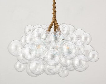 The Cumulus Bubble Chandelier • Bubble Light • Dining Room Chandelier • LED Lighting • Ceiling Light • Custom Chandelier