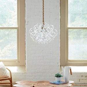 The 31 Bubble Chandelier (22" diameter) • Custom Chandelier • LED lighting • Dining Room Chandelier • Ceiling Light • Bubble Light