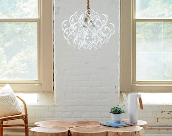 The 31 Bubble Chandelier (22" diameter) • Custom Chandelier • LED lighting • Dining Room Chandelier • Ceiling Light • Bubble Light