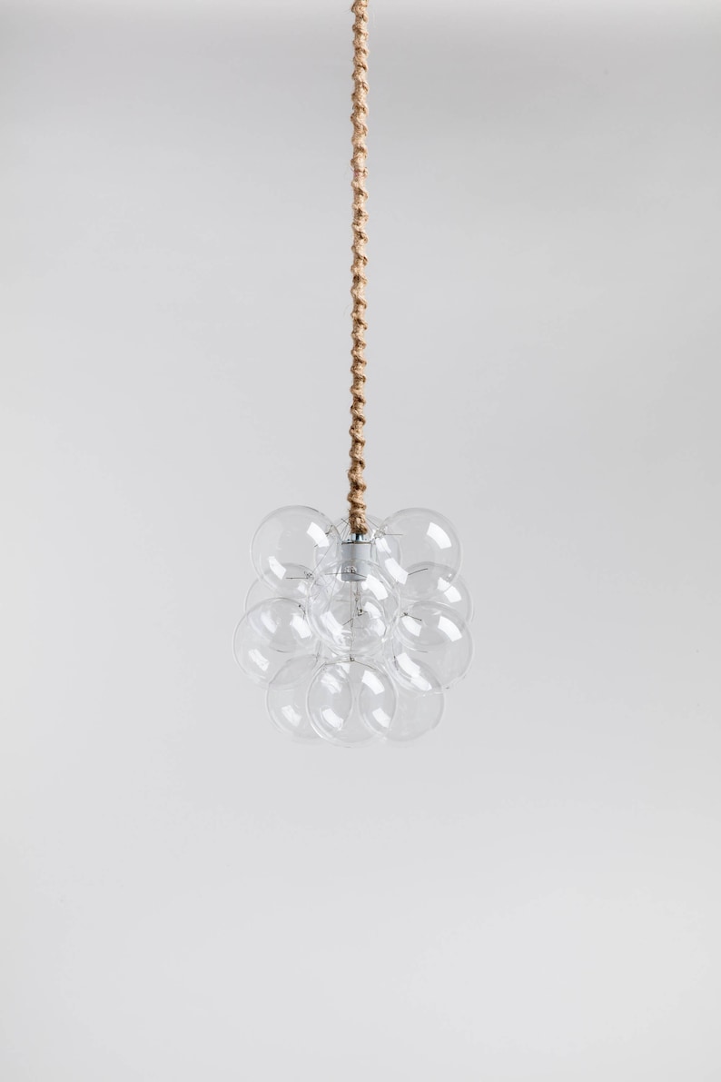 Petite Bubble Chandelier made by hand in the Pacific Northwest.