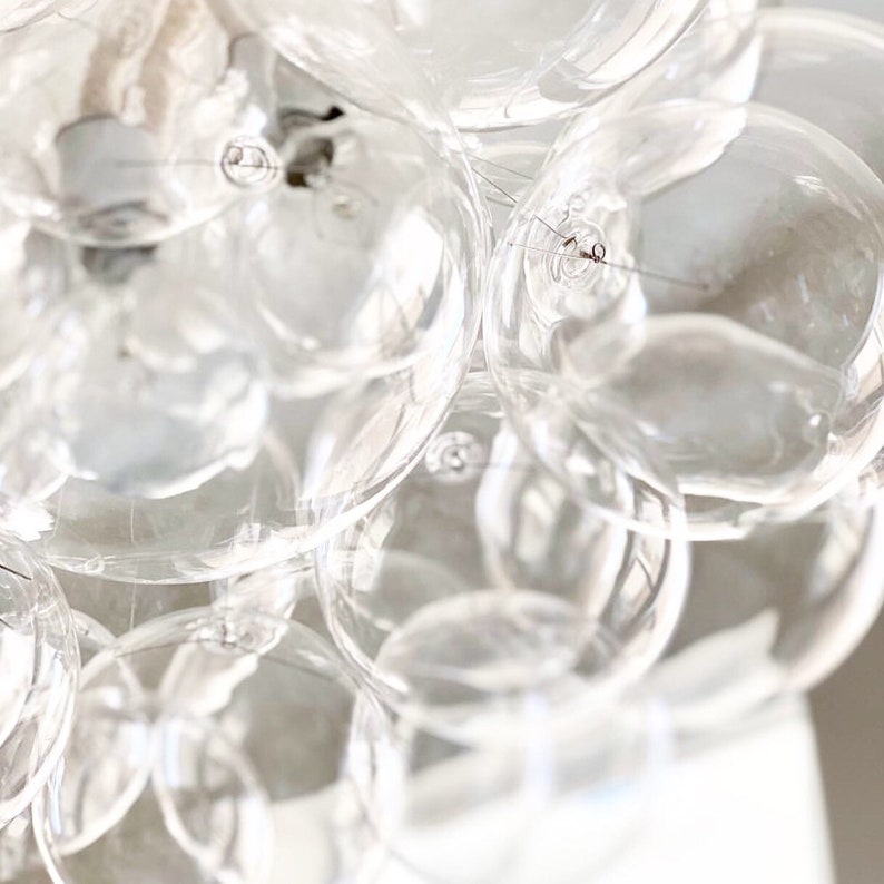 22 diameter \u2022 Custom Chandelier \u2022 LED lighting \u2022 Dining Room Chandelier \u2022 Ceiling Light \u2022 Bubble Light The 31 Bubble Chandelier