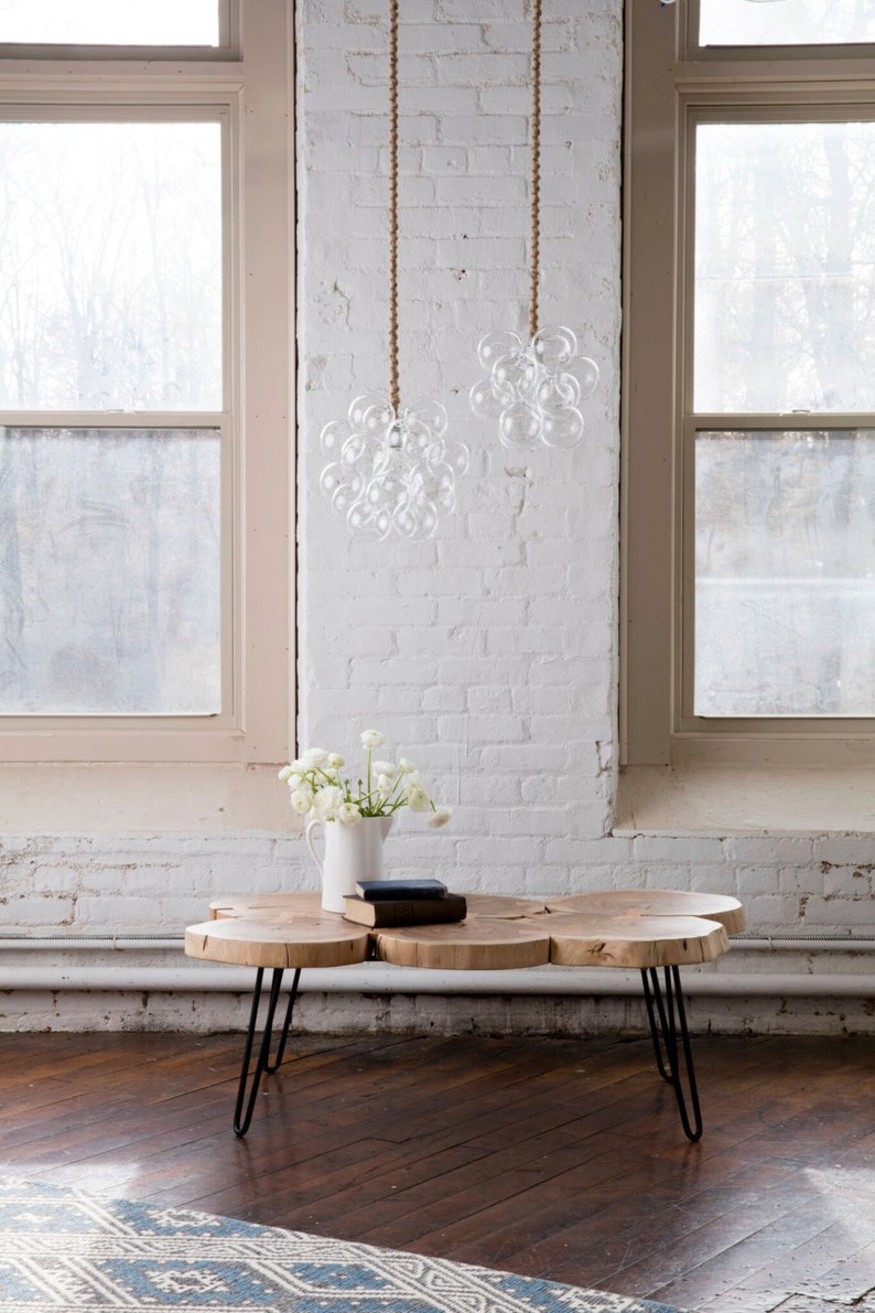 Petite Bubble Chandelier made by hand in the Pacific Northwest.