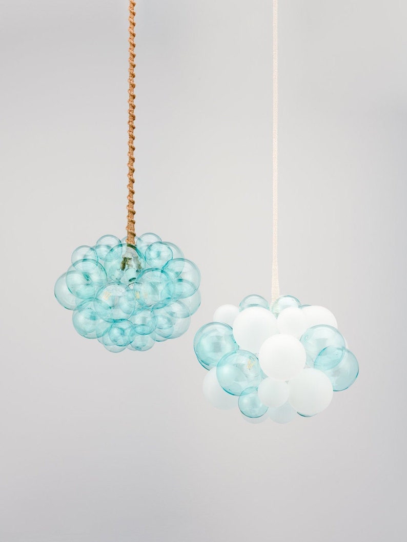 \u2022 Custom Cord Options \u2022 LED lighting \u2022 Modern Chandelier 22 diameter The Skylight 31 Bubble Chandelier