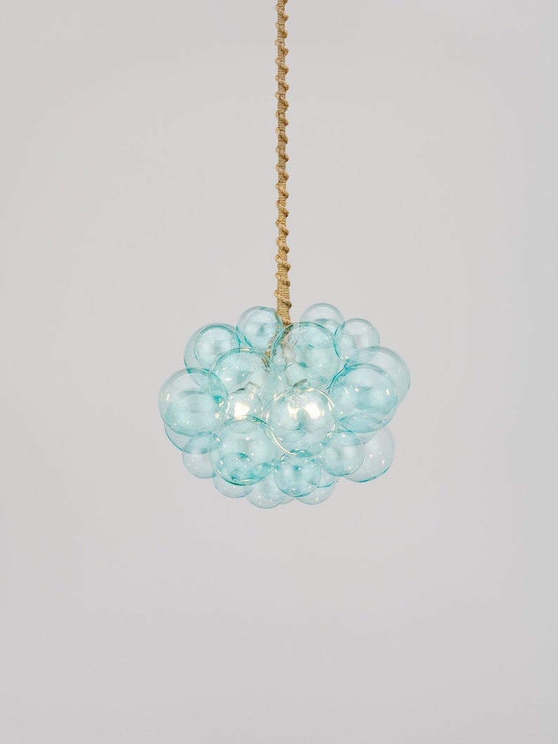 \u2022 Custom Cord Options \u2022 LED lighting \u2022 Modern Chandelier 22 diameter The Skylight 31 Bubble Chandelier