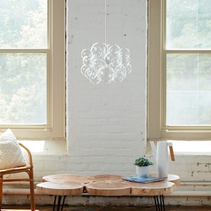 25 Bubble Chandelier made by hand in the Pacific Northwest.